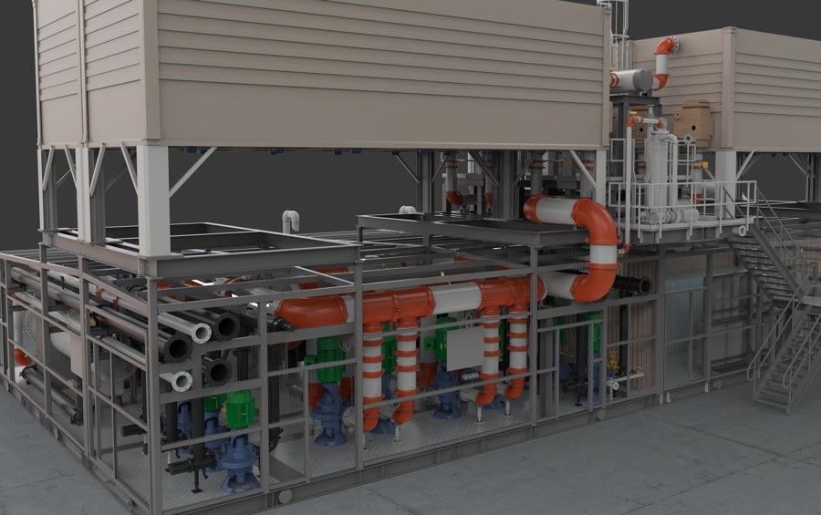 Prefabricated Central Utility Building